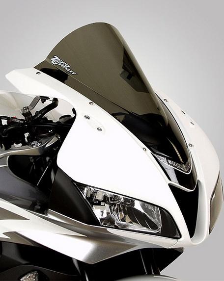 Zero gravity double bubble windscreen dark smoke for honda cbr600rr 07-11