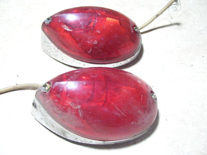 Antique vintage pair car truck signal stat no. 9 signal lights turn signals lamp