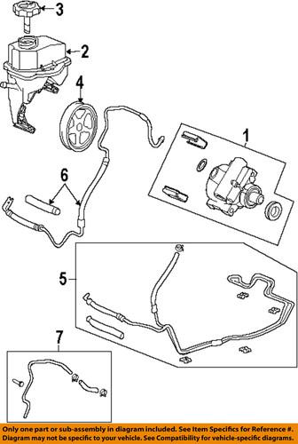 Gm oem 25921081 steering return hose/power steering return hose