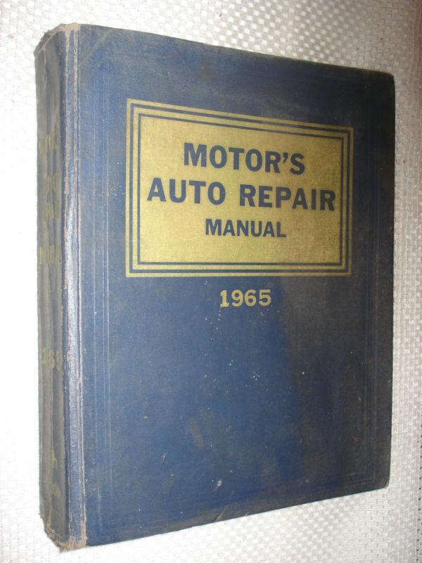 1958-1965 motors manual chevy service book ford dodge cadillac nash willys shop