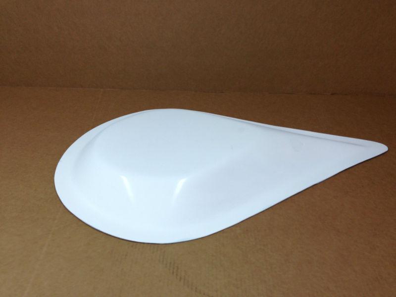 Universal fiberglass tear drop hood scoop!