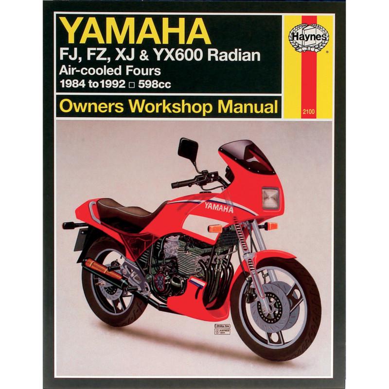 Haynes 2100 repair service manual yamaha fz600/yx600 radian 1984-1990