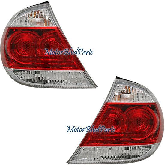 05-06 toyota camry le/xle rear lamps tail lights lh+rh