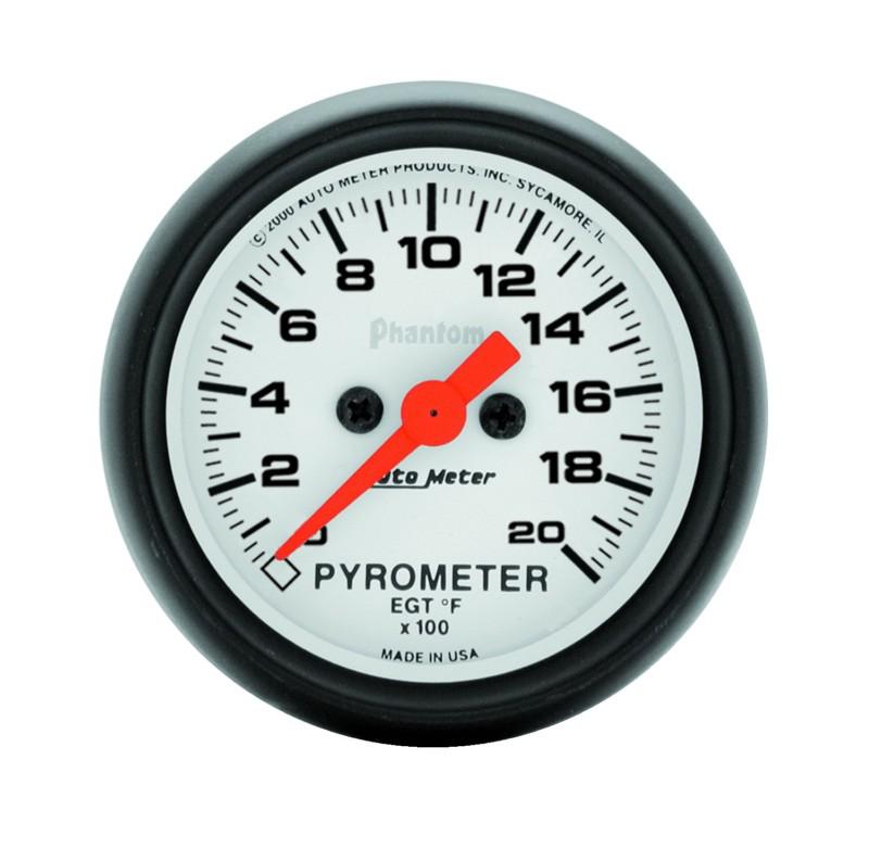 Auto meter 5745 phantom; electric pyrometer gauge kit