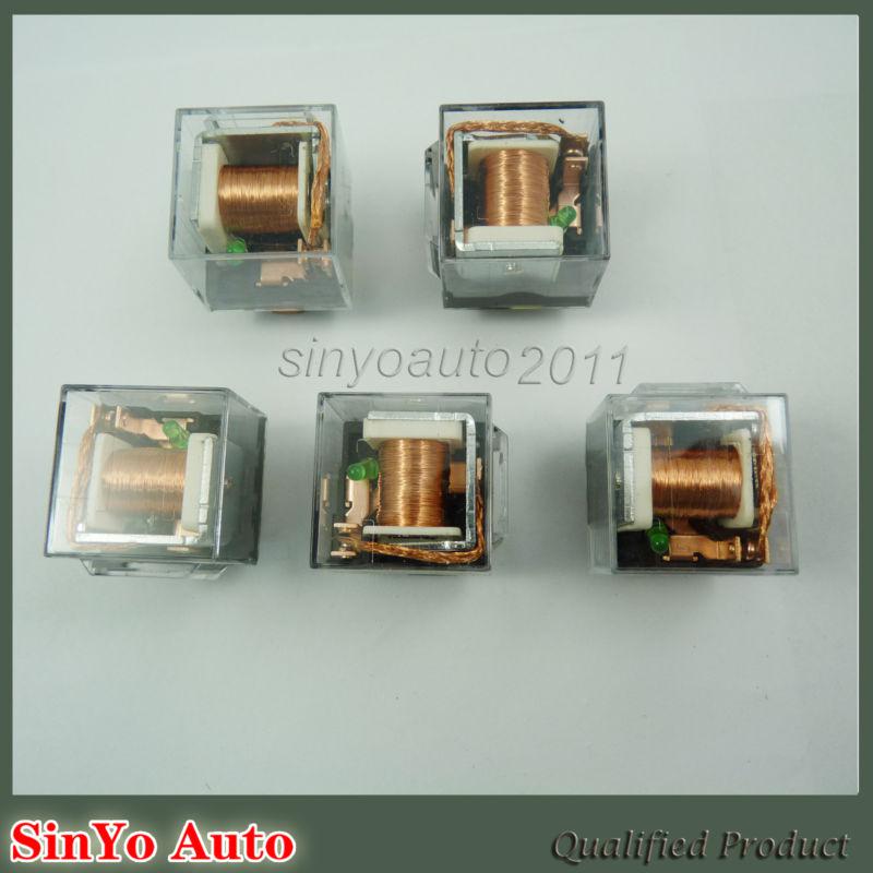 New universal waterproof  80a 12v 5pins car power relay  5pcs