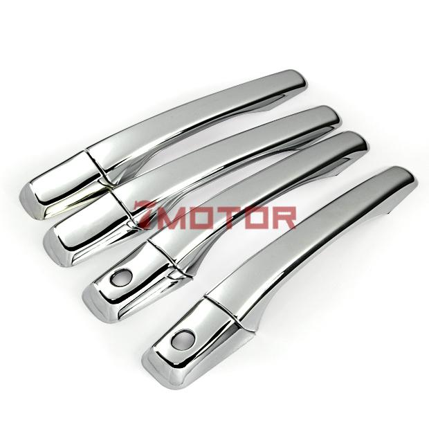 Chrome door handle cover trim triple mitsubishi lancer outlander galant new hot