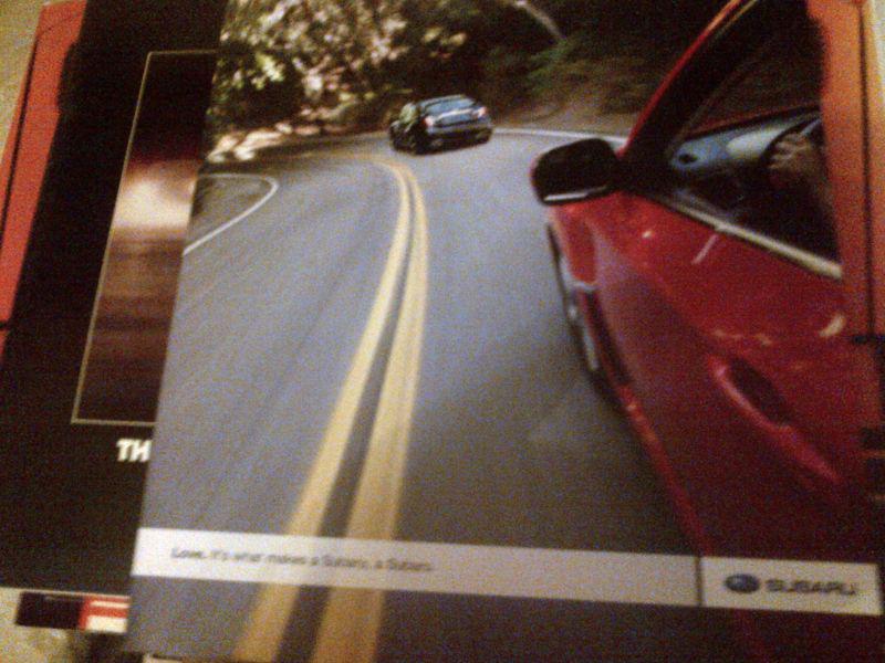 2011 subaru impreza wrx/sti   brochure       -