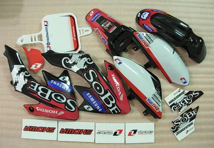 Pit bike honda crf 50 graphics and plastics  w plastics sobe samsung 