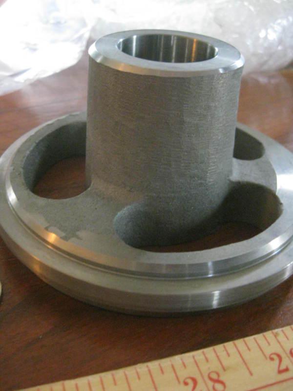 Htf uss nimitz cvn valve stem guide original ship hardware parts nickel hd $ hq!