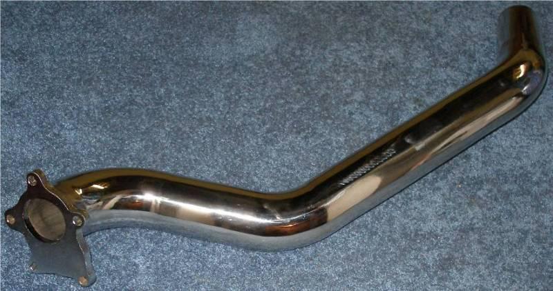 ★  3" stainless downpipe for center mount header 2.3 turbo ford svo merkur xr4ti