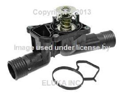 Bmw genuine radiator coolant thermostat with housing and gasket 95 deg e36 z3