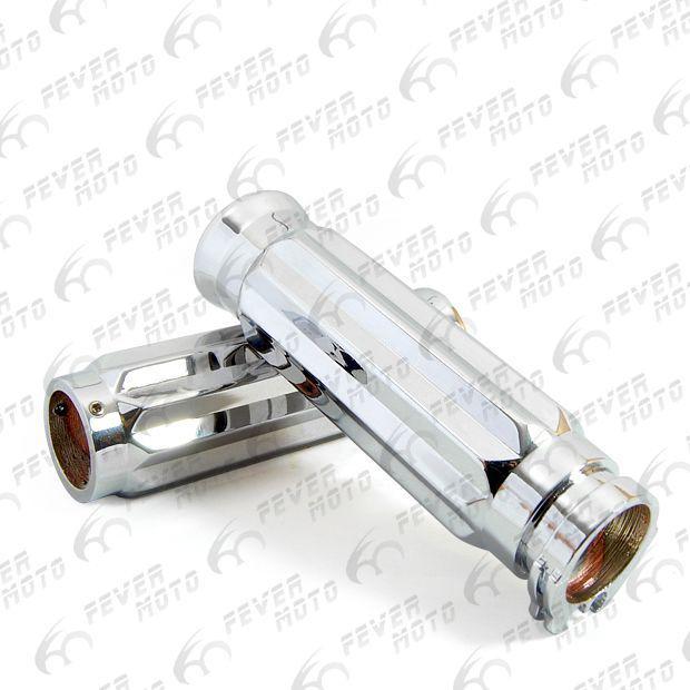 Fm 1''motorcycle chrome hand grips for yamaha road star roadstar 1600 1700 new