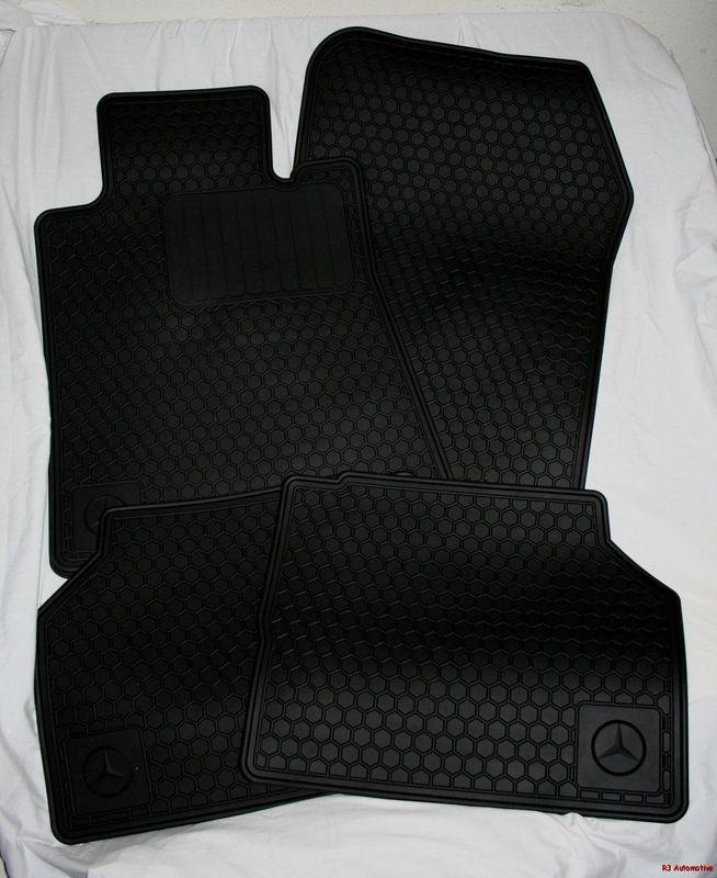 1994 to 1999 mercedes s320/s420 rubber floor mats - genuine factory oem items