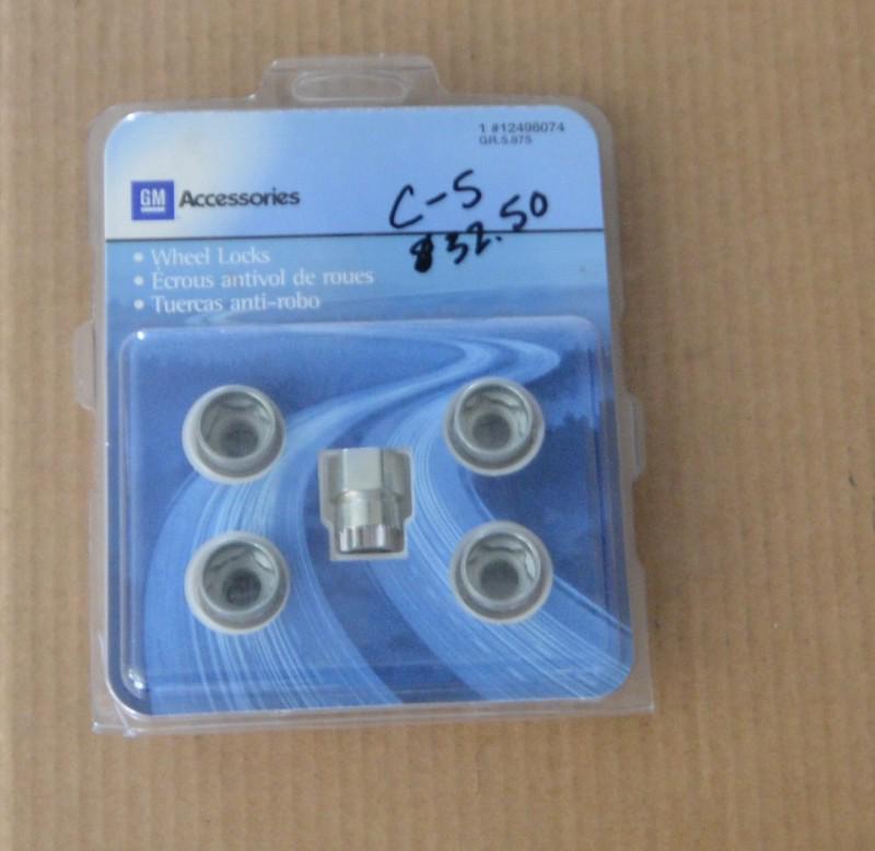 Oem gm # 12498074 wheel lock kit 