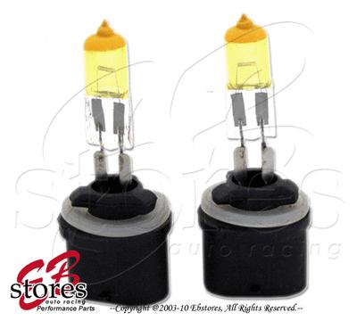 Golden yellow 880 27w xenon hid foglight light bulb x2