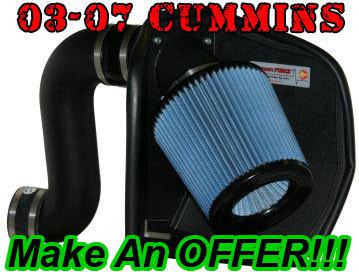 Afe stage 2 cold air intake cx kit 2003-2007 5.9l dodge cummins 5.9 54-10412 cai