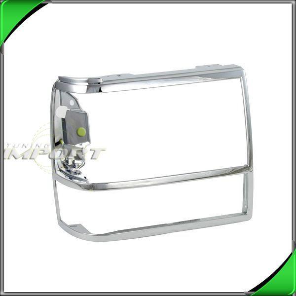 91-94 fd ranger explorer right head light lamp chrome frame bracket bezel shell