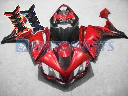 Free tank pad! aftermarket fairing body kit for yamaha yzf 1000 r1 2007 2008 ae