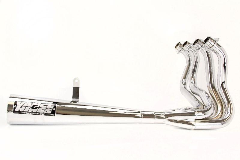 Vance & hines exhaust chrome 4-1 kawasaki kz 750 1980-1982