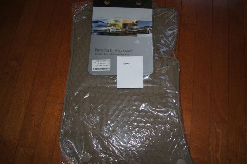 Mercedes benz genuine all season mats beige cls c218 cls500 cls63  bq6680710