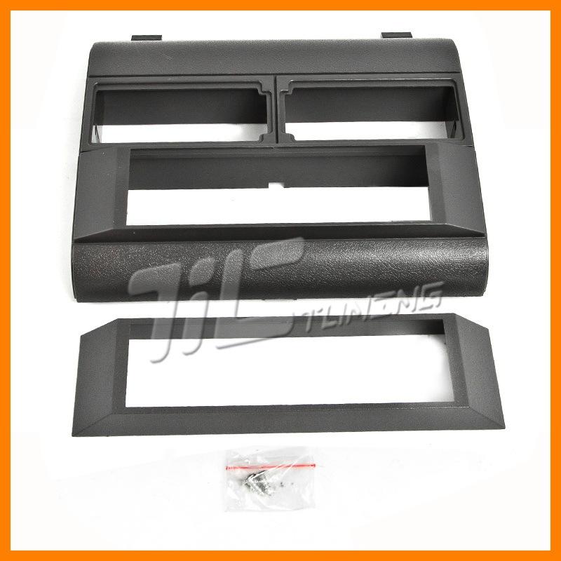 88-94 chevy c/k blazer dash kit radio bezel head unit trim gray single 1 din new