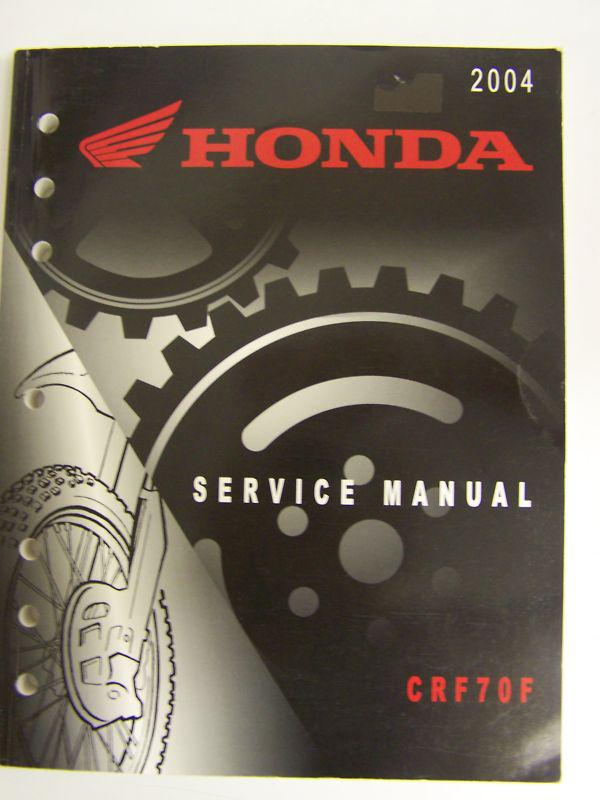 2004 honda crf70f motorcycle oem service shop repair manual