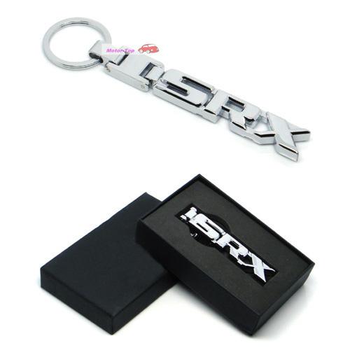 Metal pendant keychain key chain ring chrome for srx luxury crossover suv car 