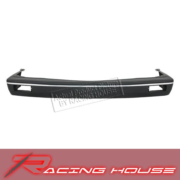 1988-1992 toyota corolla 4dr sedan le raw matte blk plastic front bumper cover