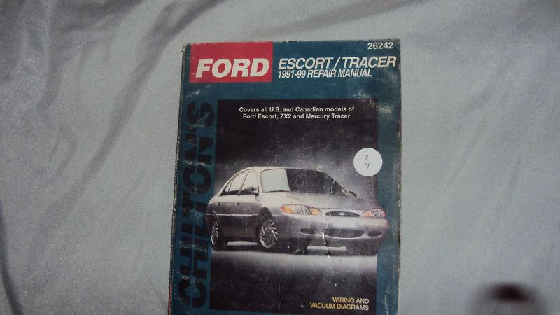 Chilton repair manual - ford escort/tracer 1991-99