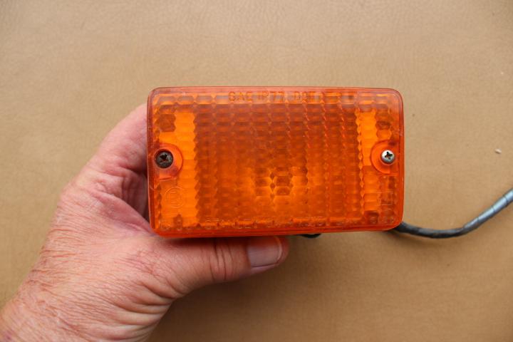 83 1983 dodge mopar colt turn signal marker light part # sae ip 77 dot