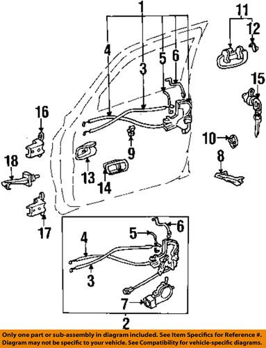 Toyota oem 691100c010 door lock motor/door lock actuator motor