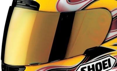 Shoei cw 1 spectra face shield gold rf 1100  x-12  qwest helmets