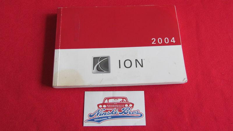 2004 saturn ion owners manual 04