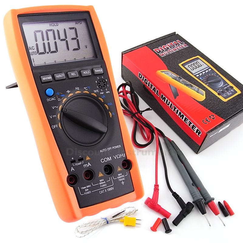  vc99 digital multimeter thermometer voltmeter resistance temperature ac dc ohm