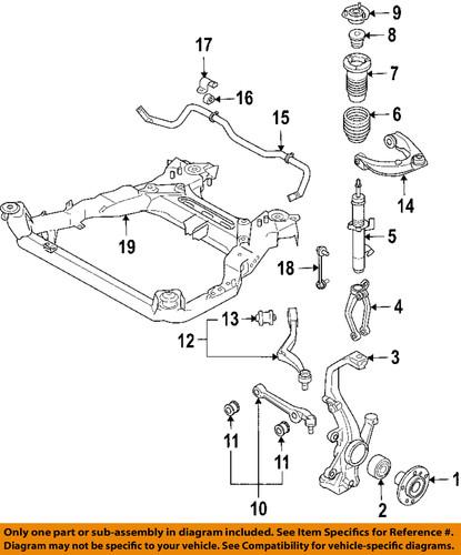 Mazda oem gr1a34300a suspension control arm/control arm