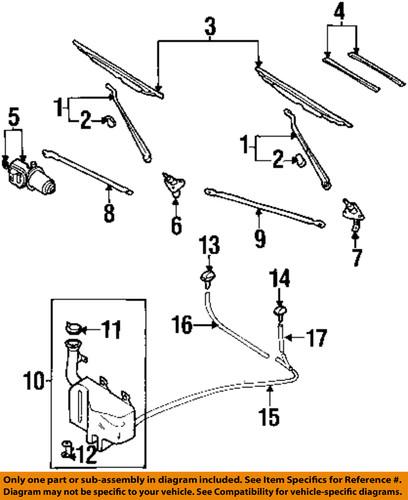 Nissan oem 288958b410 wiper blade refill/windshield wiper blade refill