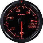 Defi red racer series gauge voltimeter 10-15v df07005