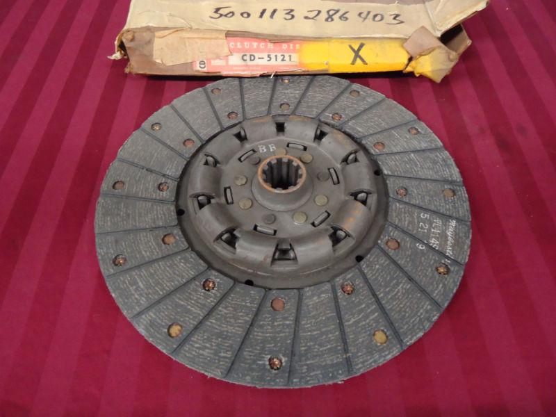 1956-76 crane carrier-diamond reo-fwd-diamond t clutch disc #cd5121--10 spline