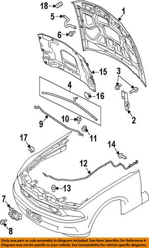 Ford oem ar3z16612b hood