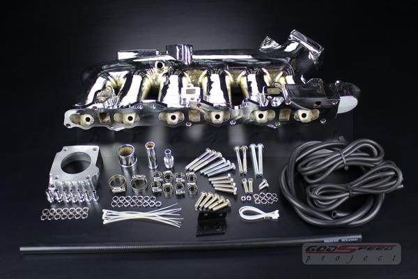 Rb25 rb25dett skyline r32 r33 gts gtt big runner turbo intake manifold chrome