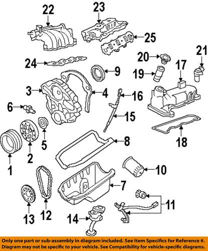 Ford oem f2dz-9439-a intake manifold gasket/engine intake manifold gasket