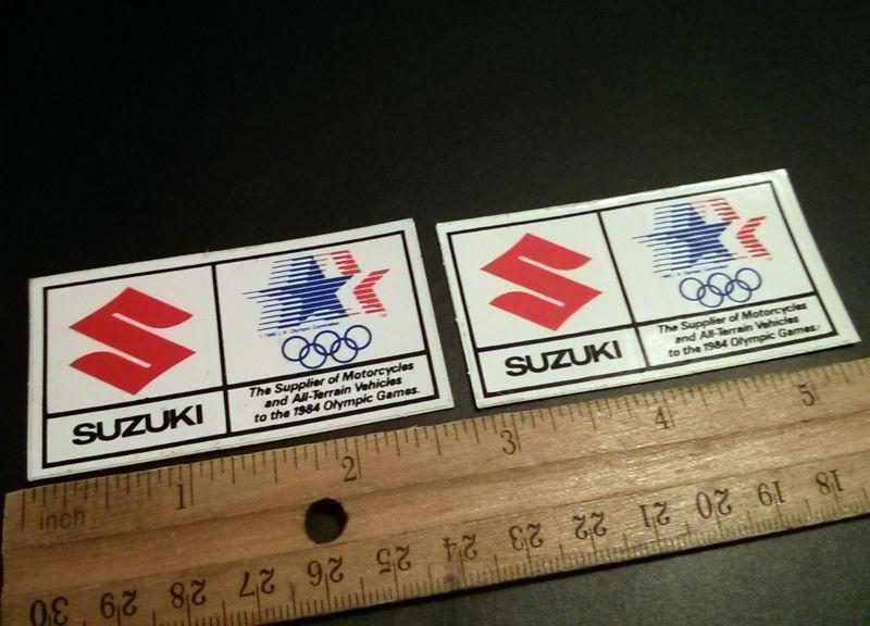 Vintage mx - nos suzuki olympics decal sticker 70s 80s motocross ahrma rm road 