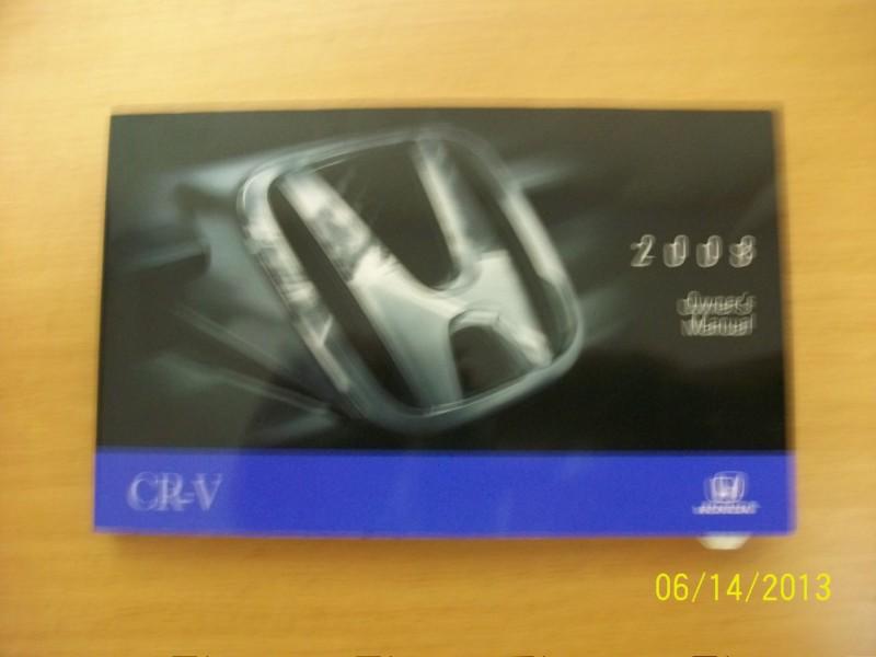 2008 honda cr-v   owners manual 