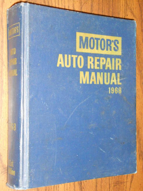 1962-1968 chevy ford olds cadillac & more shop manual 68 67 66 65 64 motors book