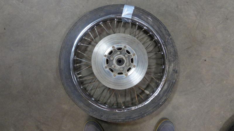 1973 yamaha rd350 rd 350 y266-1' front wheel rim 18in and brake disc rotor