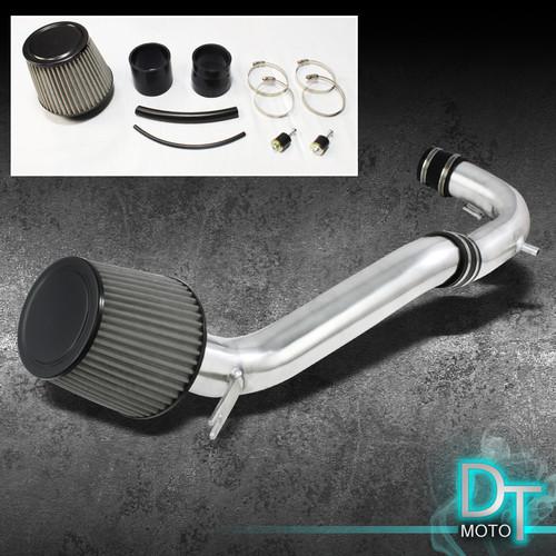 Stainless washable filter+cold air intake 08-12 accord 4cyl 2.4l polish aluminum