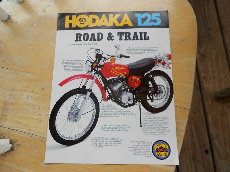 Hodaka 125 road &trail wombat bruchure