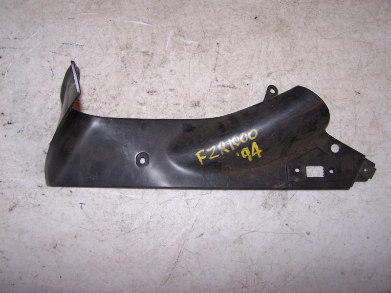 Yamaha fzr1000 left inner side cowling panel 1 3gm-2835u-a0-00 fzr 1000 pw