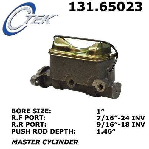 Centric 131.65023 brake master cylinder-c-tek standard brake master cylinder