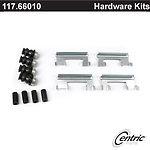 Centric parts 117.66010 brake hardware kit, front